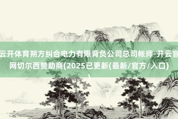 云开体育朔方纠合电力有限背负公司总司帐师-开云官网切尔西赞助商(2025已更新(最新/官方/入口)